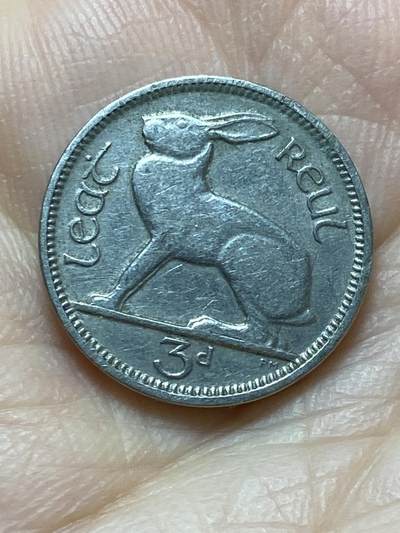 2026年第十七场(总第一百八十六场）外国好品散币场(免佣金) - 爱尔兰1934年3便士(英辖自由邦时期)