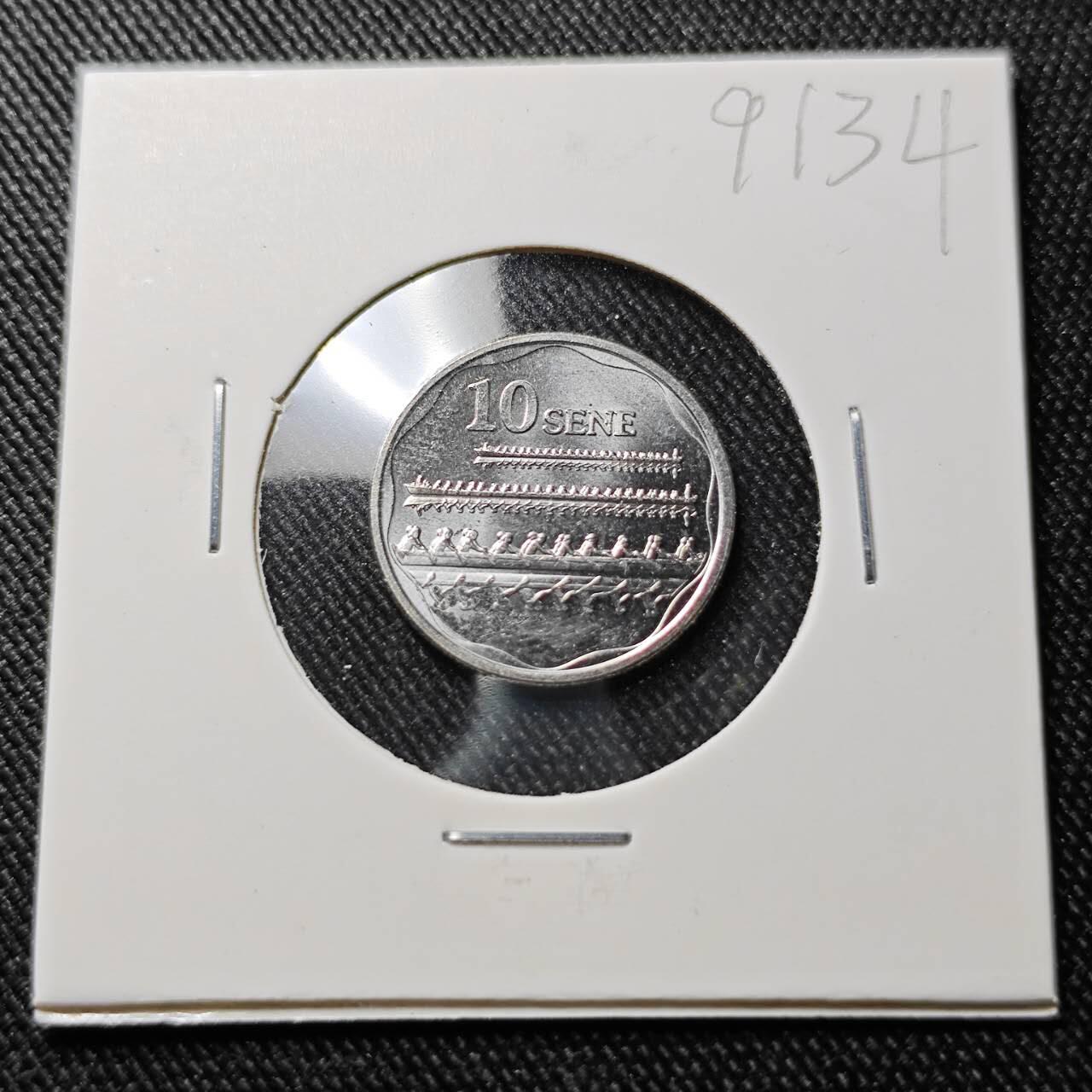 KK钱币收藏小铺  第391期  2月预留时间 周末发货  萨摩亚10分 好品