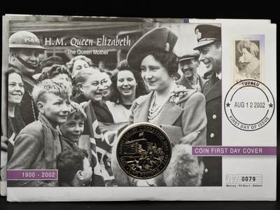 【淘币小摊】限时拍第八百六十二拍  克朗币邮币封场  满百包邮可预留两周  周一统一发货  - 根西1995年二战胜利50周年2镑纪念币邮币封