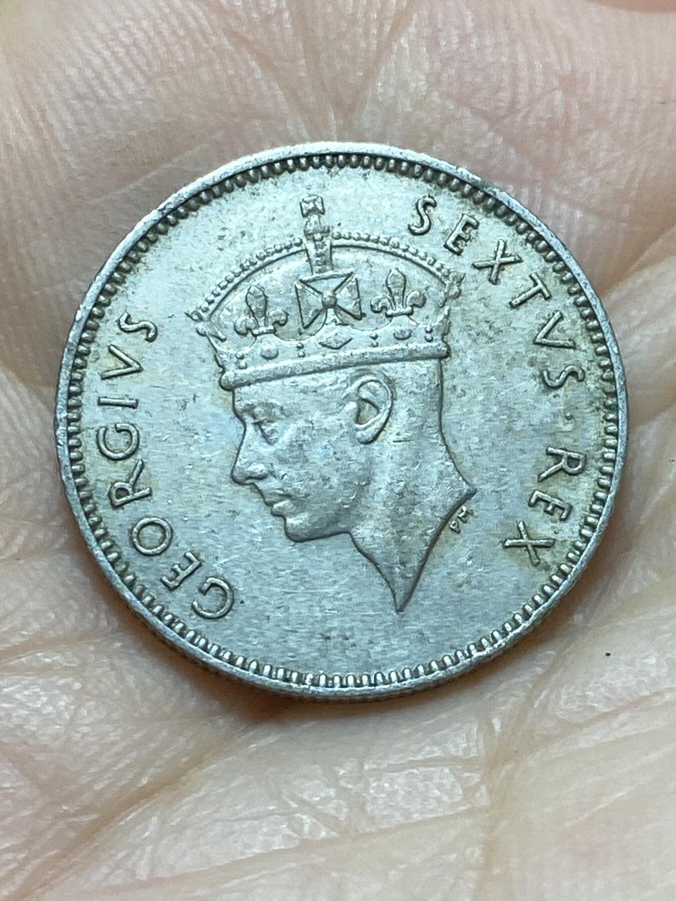 2026年第十七场(总第一百八十六场）外国好品散币场(免佣金) 英属东非1948年50分(乔治六世第二版)