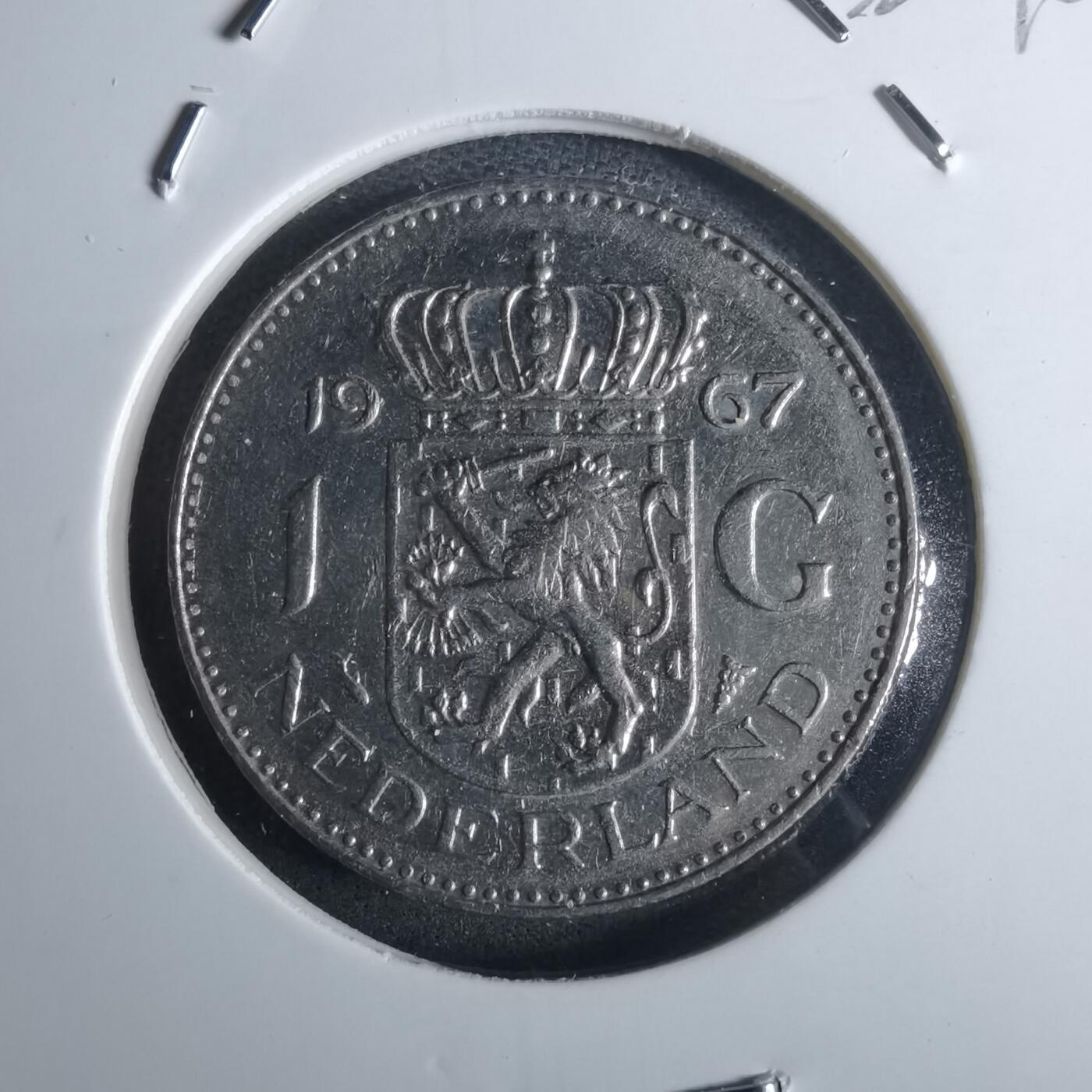 沼泽如烟--第982场 荷兰1967年1盾