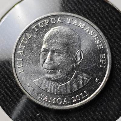 KK钱币收藏小铺  第391期  2月预留时间 周末发货 -  萨摩亚10分 好品