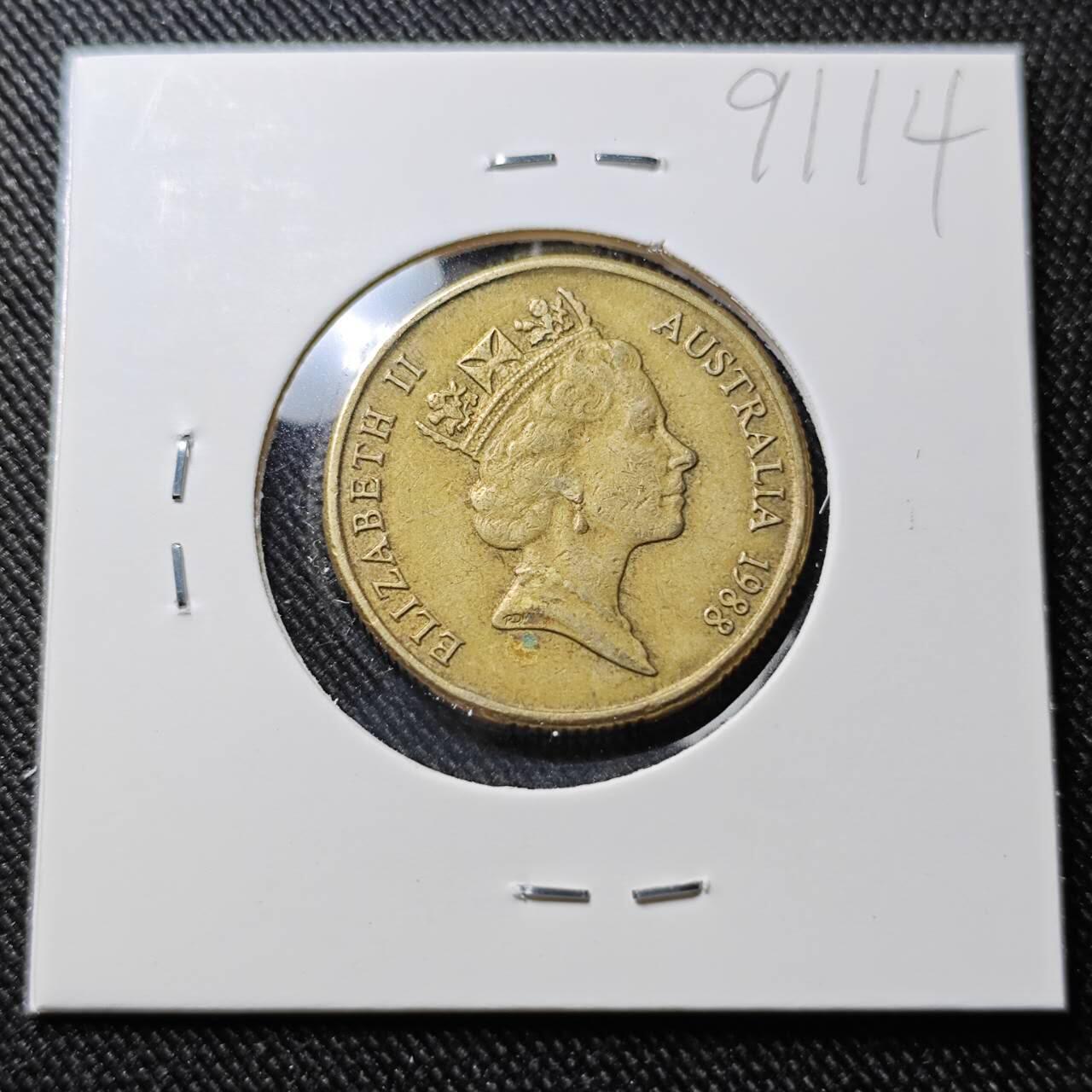 KK钱币收藏小铺  第391期  2月预留时间 周末发货  澳大利亚1元纪念币