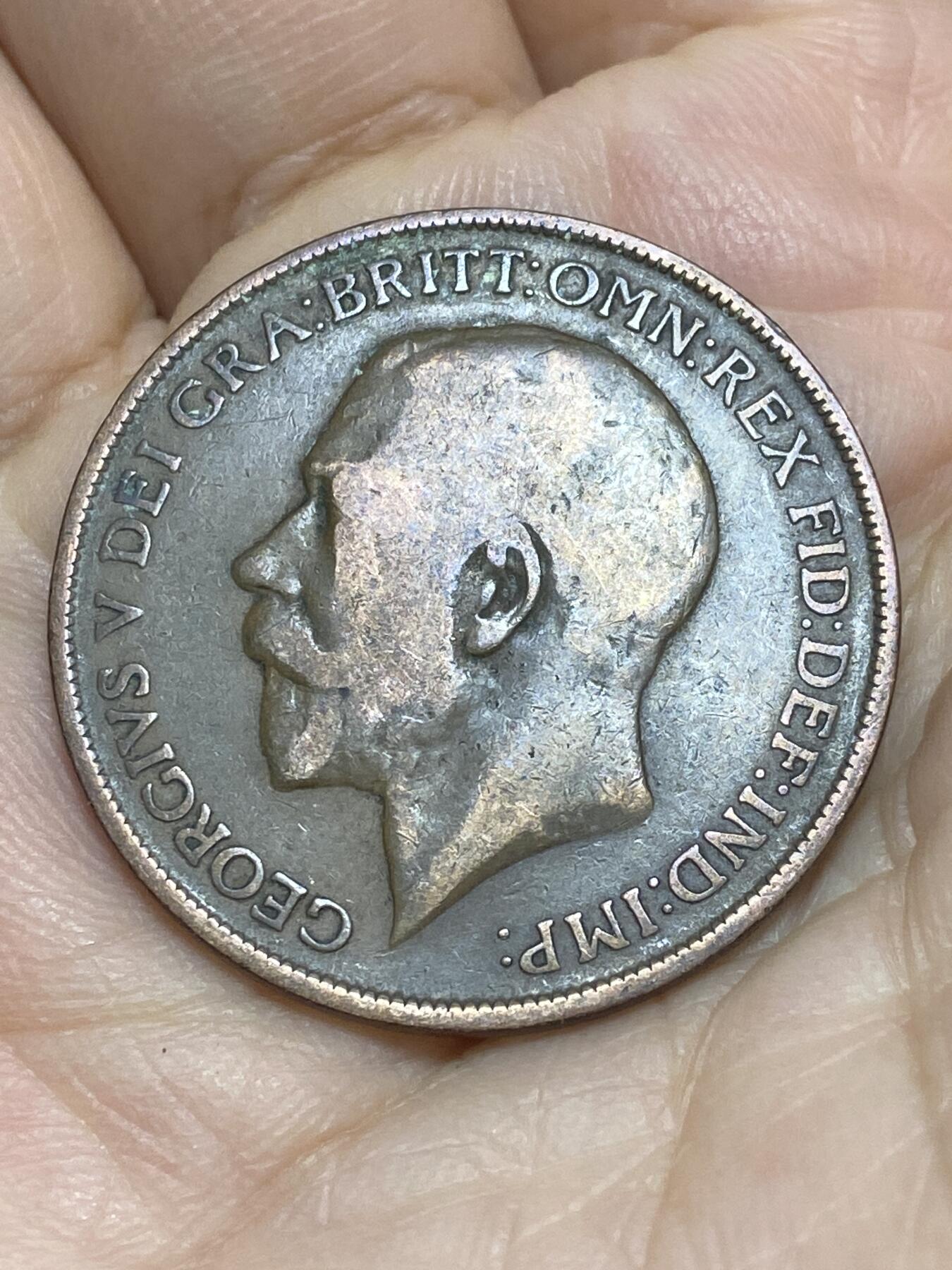 2026年第十七场(总第一百八十六场）外国好品散币场(免佣金) 英国🇬🇧1912年1便士(乔治五世第一版)