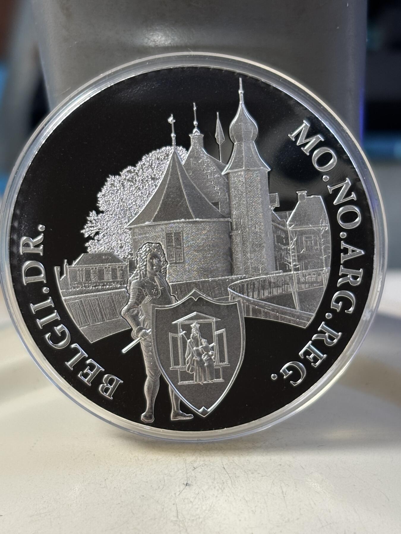 第190期拍卖 荷兰2022年杜卡特城堡系列Coevorden 城堡纪念银章，837银，28.25克，发行2000枚