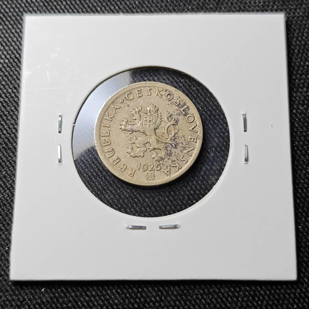 KK钱币收藏小铺  第391期  2月预留时间 周末发货  1925捷克20赫勒