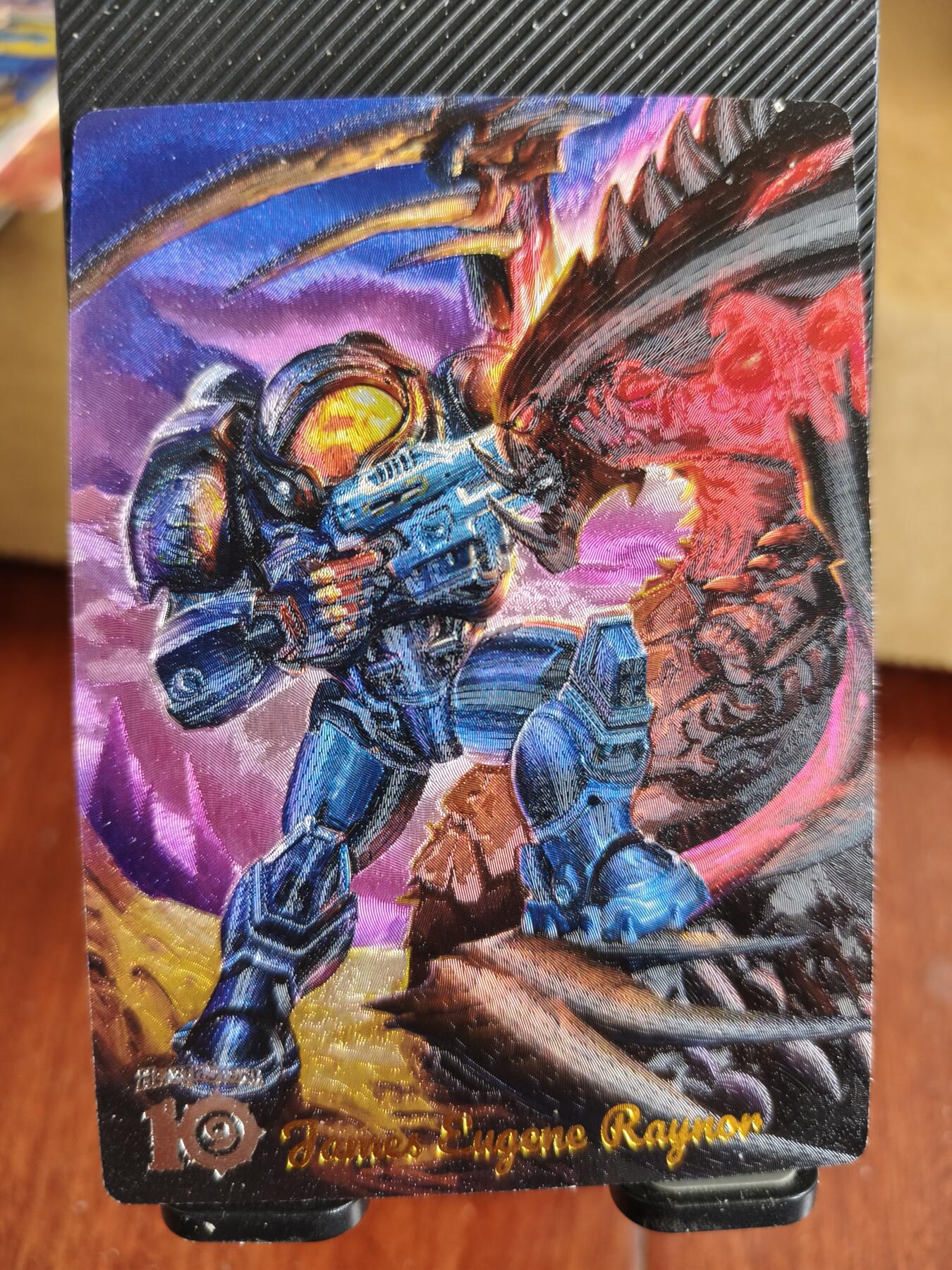 新人拍卖第一场，以后不间断更新各家卡牌！（本店满180包邮，周六截拍无佣金，欢迎送拍） 奇点出品，定制卡雷诺粗闪卡。