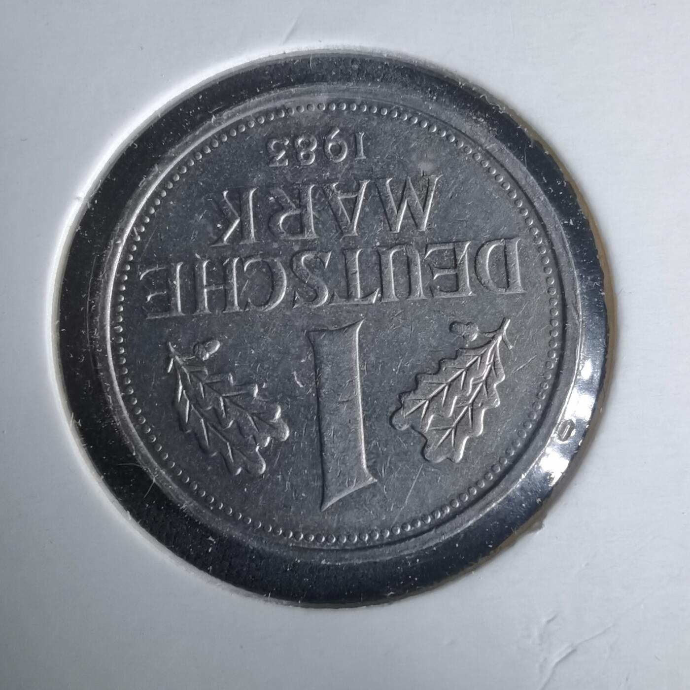 沼泽如烟--第981场 德国1983年1马克