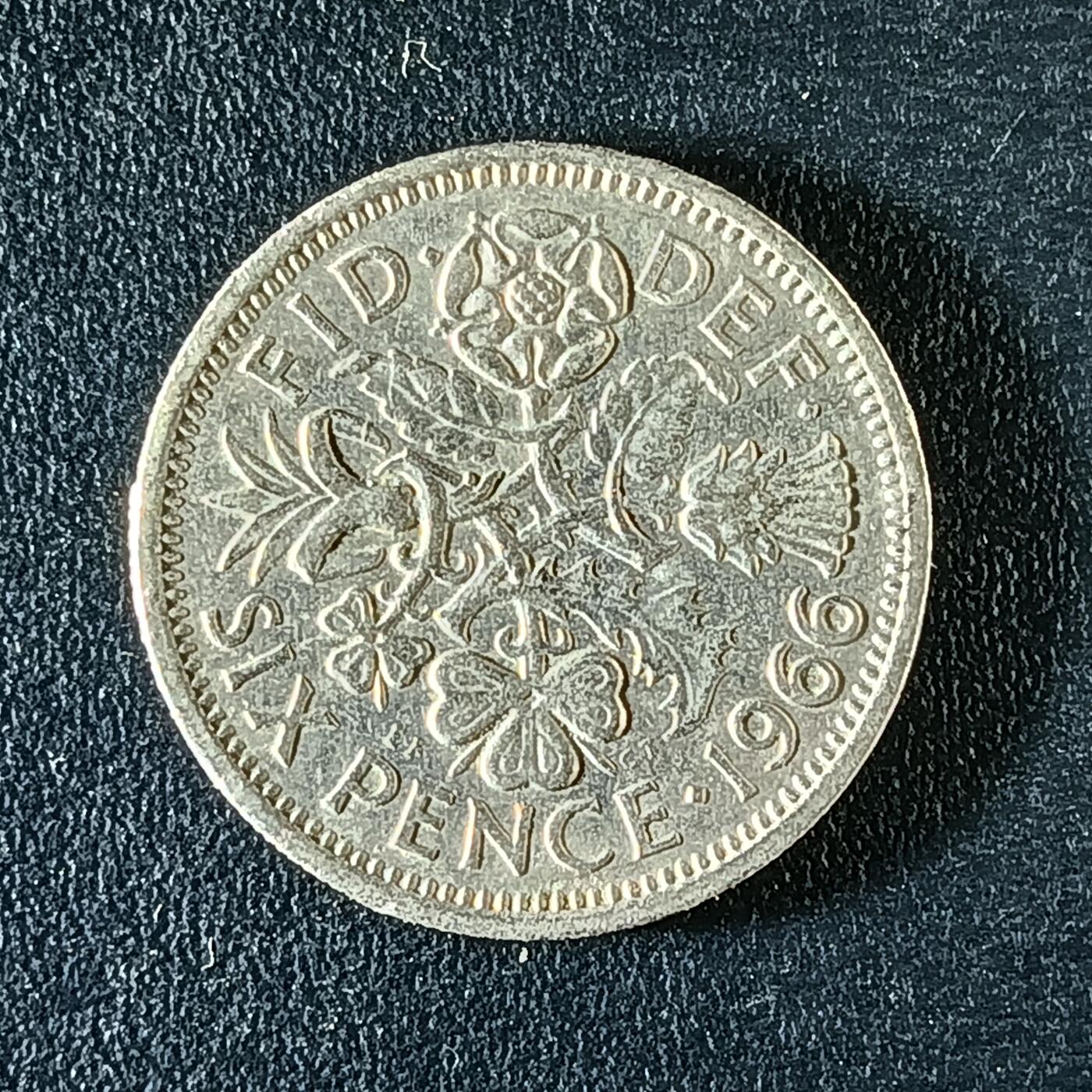 逸泉钱币2026第十二组世界钱币专场春节千件大拍A1614～2574 1865 英国6便士