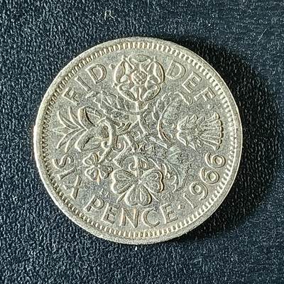 逸泉钱币2026第十二组世界钱币专场春节千件大拍A1614～2574 - 1865 英国6便士