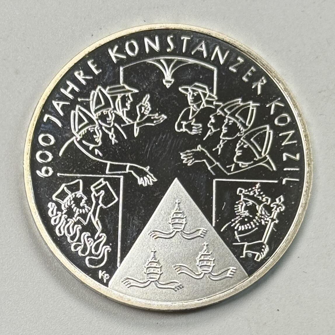 S&S Numismatic世界钱币-拍卖 第120期  德国2014年 康斯坦茨理事会成立600周年 10欧元精制纪念银币 16克625银