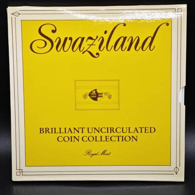 【淘币小摊】实时拍第八百六十一拍   银币套币场   满百包邮可预留二周 每周一统一发货   - 斯威士兰1986年套币