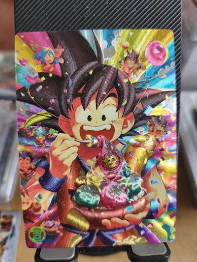 新人拍卖第一场，以后不间断更新各家卡牌！（本店满180包邮，周六截拍无佣金，欢迎送拍） - 奇点出品，定制卡小悟空粗闪。