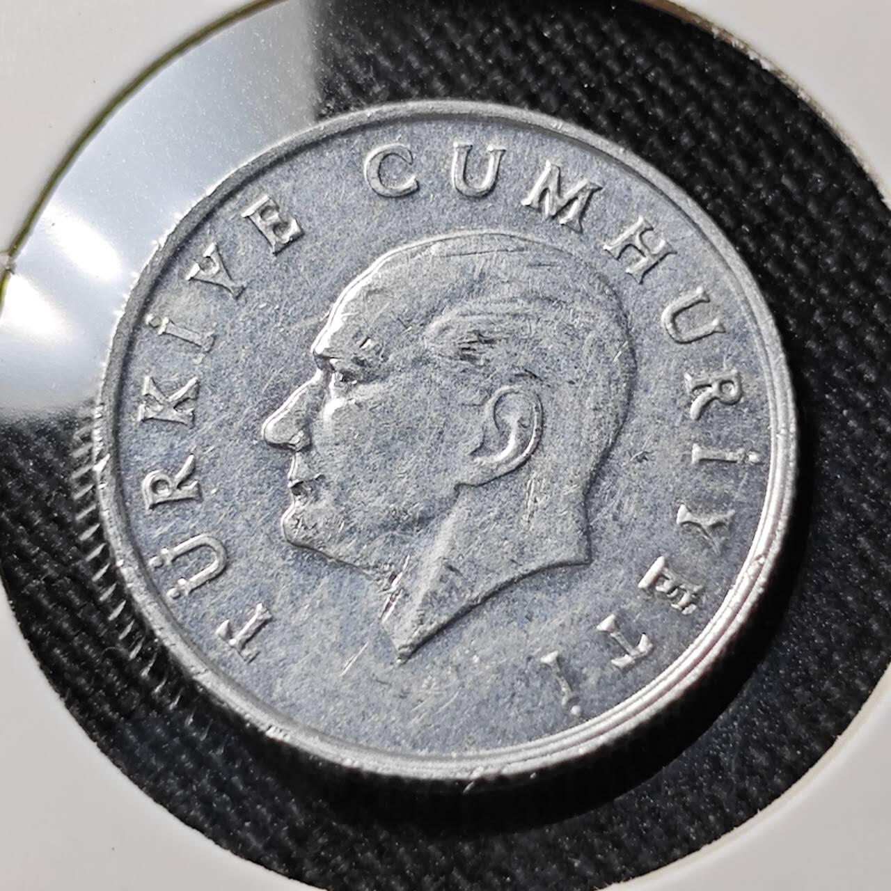 KK钱币收藏小铺  第391期  2月预留时间 周末发货  土耳其5里拉