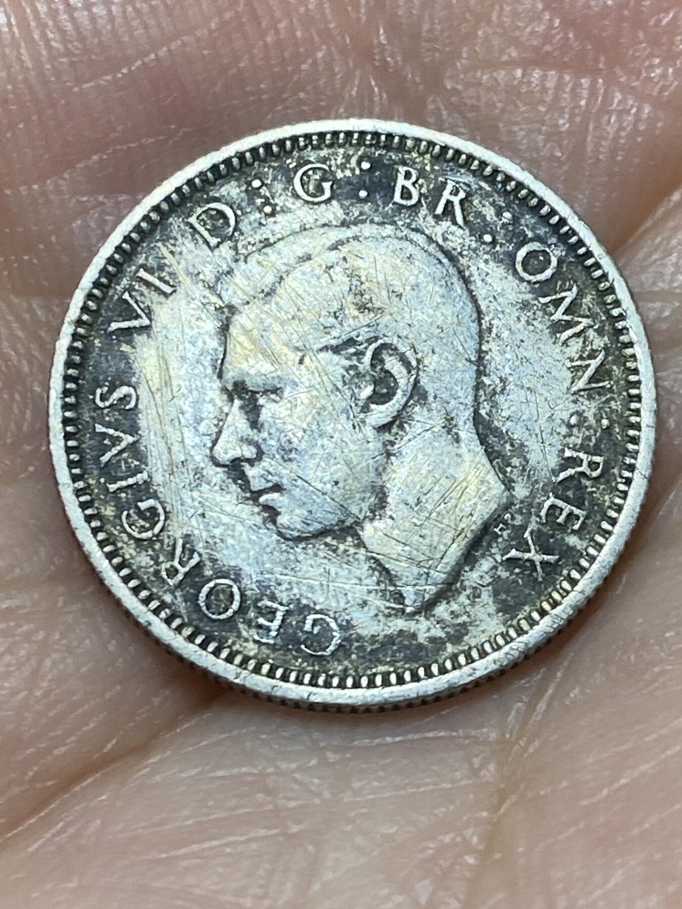 2026年第十七场(总第一百八十六场）外国好品散币场(免佣金) 英国🇬🇧1939年6便士银币(乔治六世第一版，500银)