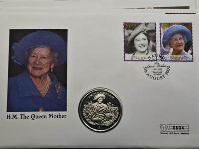 【淘币小摊】限时拍第八百六十二拍  克朗币邮币封场  满百包邮可预留两周  周一统一发货  - 塞拉利昂2002年女王母亲1元纪念币邮币封