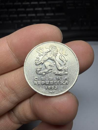 2025年集古藏今外币拍卖第二期-第2场—（总第302拍），可以寄存60天，满160元包邮。 - 1993年捷克5克朗