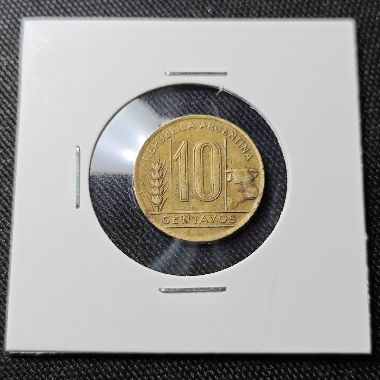 KK钱币收藏小铺  第391期  2月预留时间 周末发货  1945阿根廷10分铜币