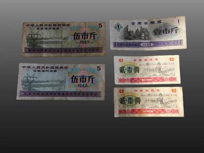 安欣年度票证专场 - 全国通用良票2张云南省良票3张