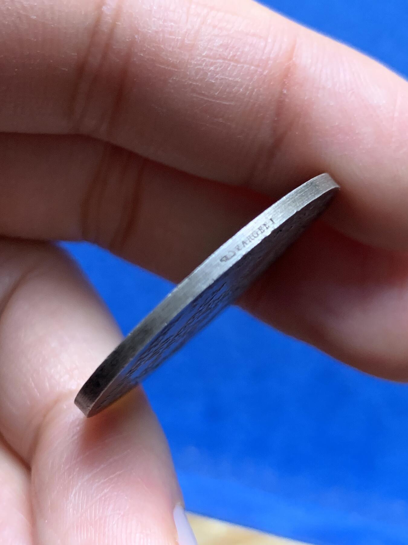 《竞宝斋》第463-465场 周日，周一，周二，3场连拍 （全场包邮）欢迎送拍 法国1822年商业和贸易委员会纪念银章，丰饶角2AR边铭，800银，32.6mm，16.45克