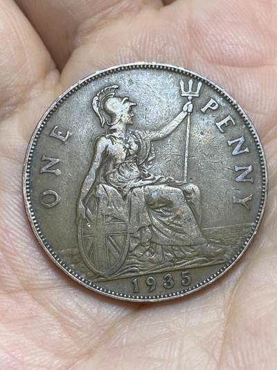 2026年第十七场(总第一百八十六场）外国好品散币场(免佣金) - 英国🇬🇧1935年1便士(乔治五世第三版)