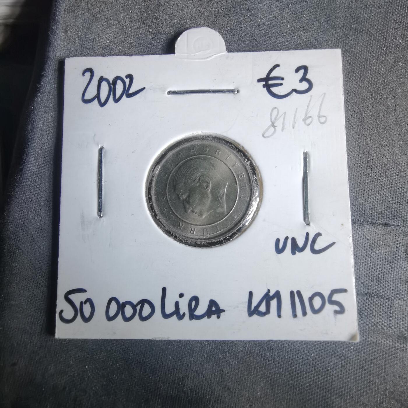 沼泽如烟--第981场 土耳其2002年5万里拉