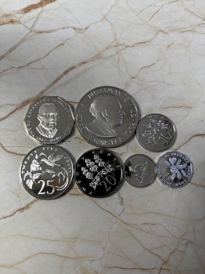 第190期拍卖 - 牙买加1976年7枚精制纪念币套