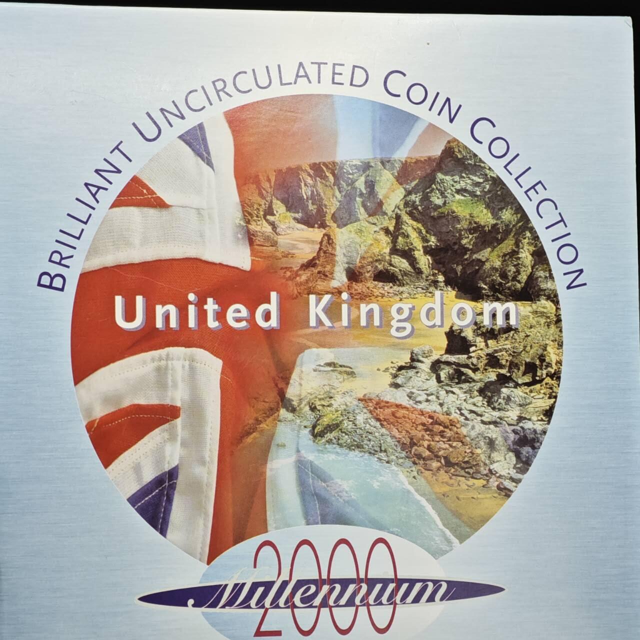 【淘币小摊】实时拍第八百六十一拍   银币套币场   满百包邮可预留二周 每周一统一发货   英国2000年套币