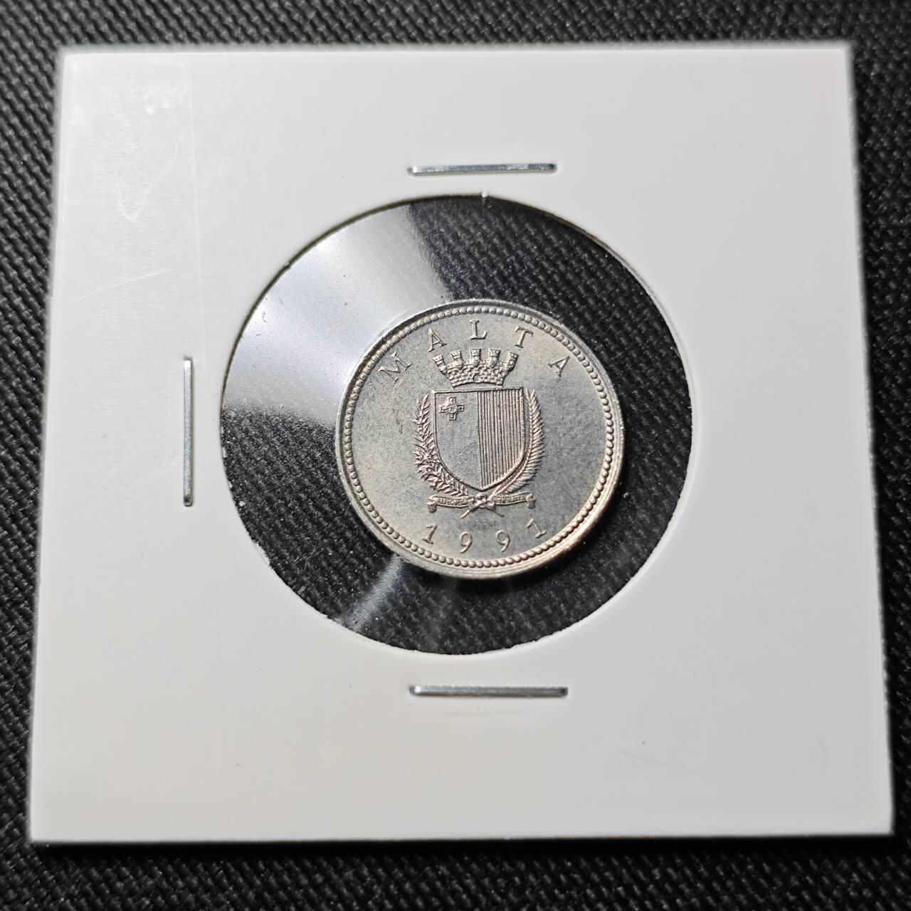 KK钱币收藏小铺  第391期  2月预留时间 周末发货  马耳他2分