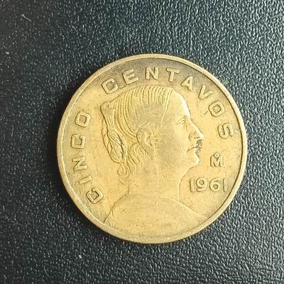 逸泉钱币2026第十八场世界各国散币纪念币AF1633-2572 1745 墨西哥1分铜币