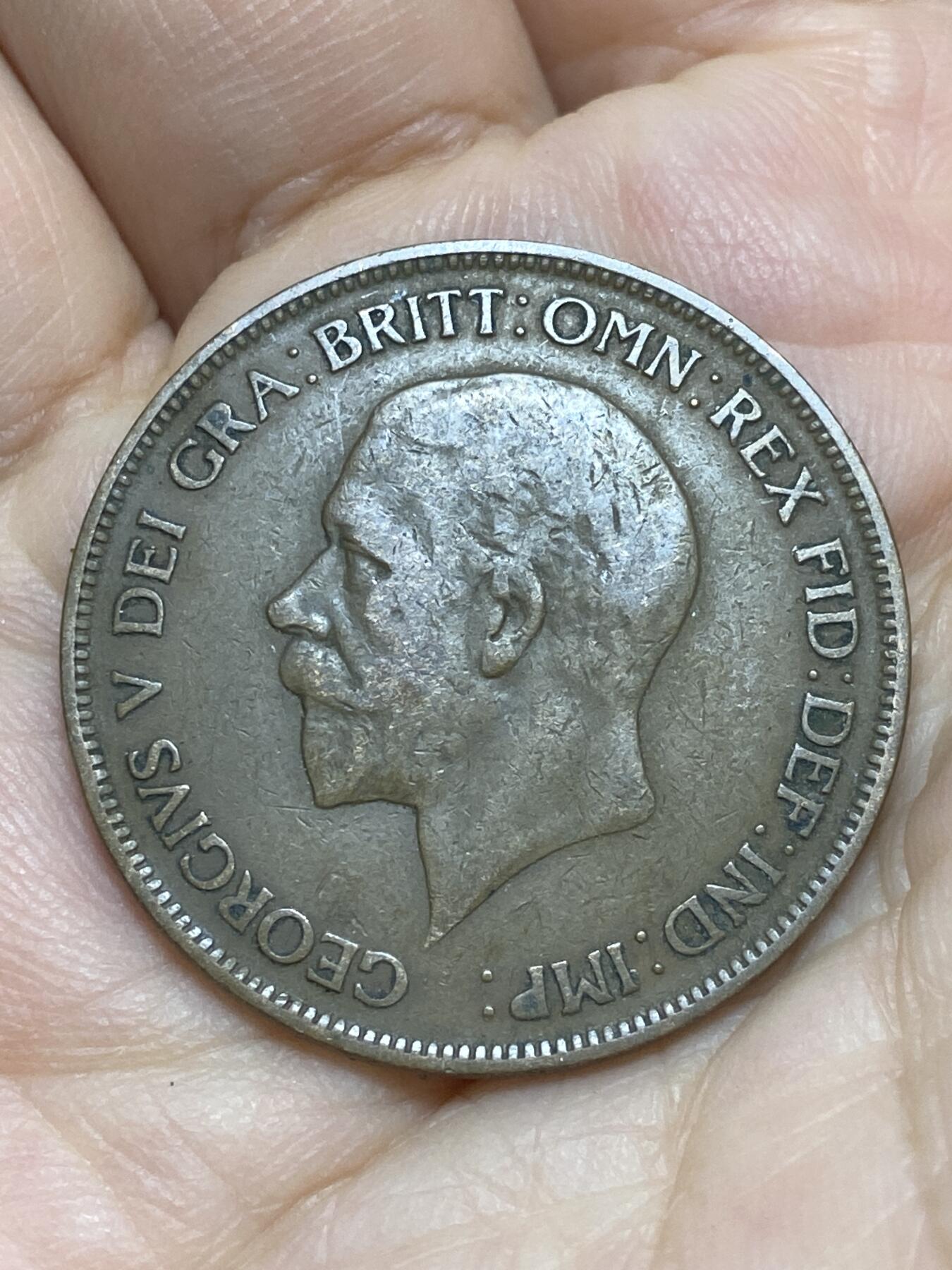 2026年第十七场(总第一百八十六场）外国好品散币场(免佣金) 英国🇬🇧1929年1便士(乔治五世第三版)