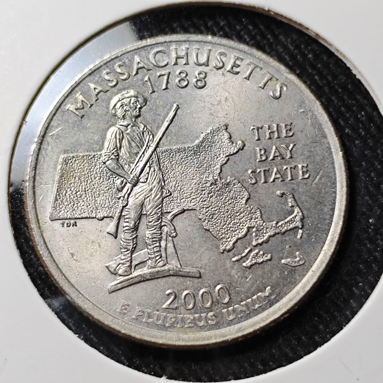 KK钱币收藏小铺  第391期  2月预留时间 周末发货   美国25分纪念币