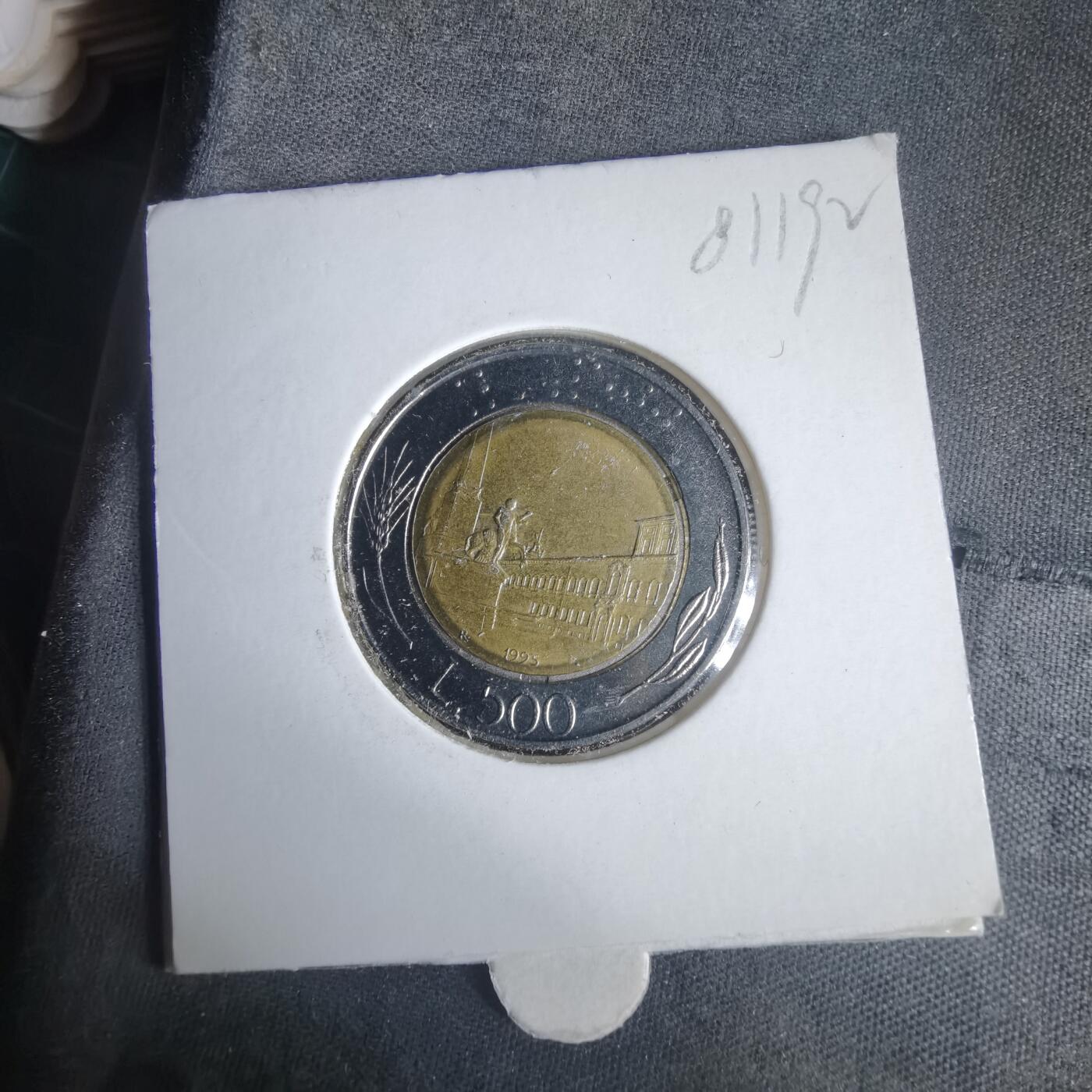 沼泽如烟--第981场 意大利1995年500里拉