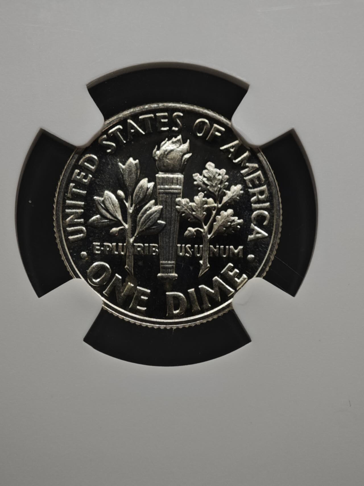 【淘币小摊】实时拍第八百六十一拍   银币套币场   满百包邮可预留二周 每周一统一发货   美国1962年罗斯福10分精制银币 NGC PF67