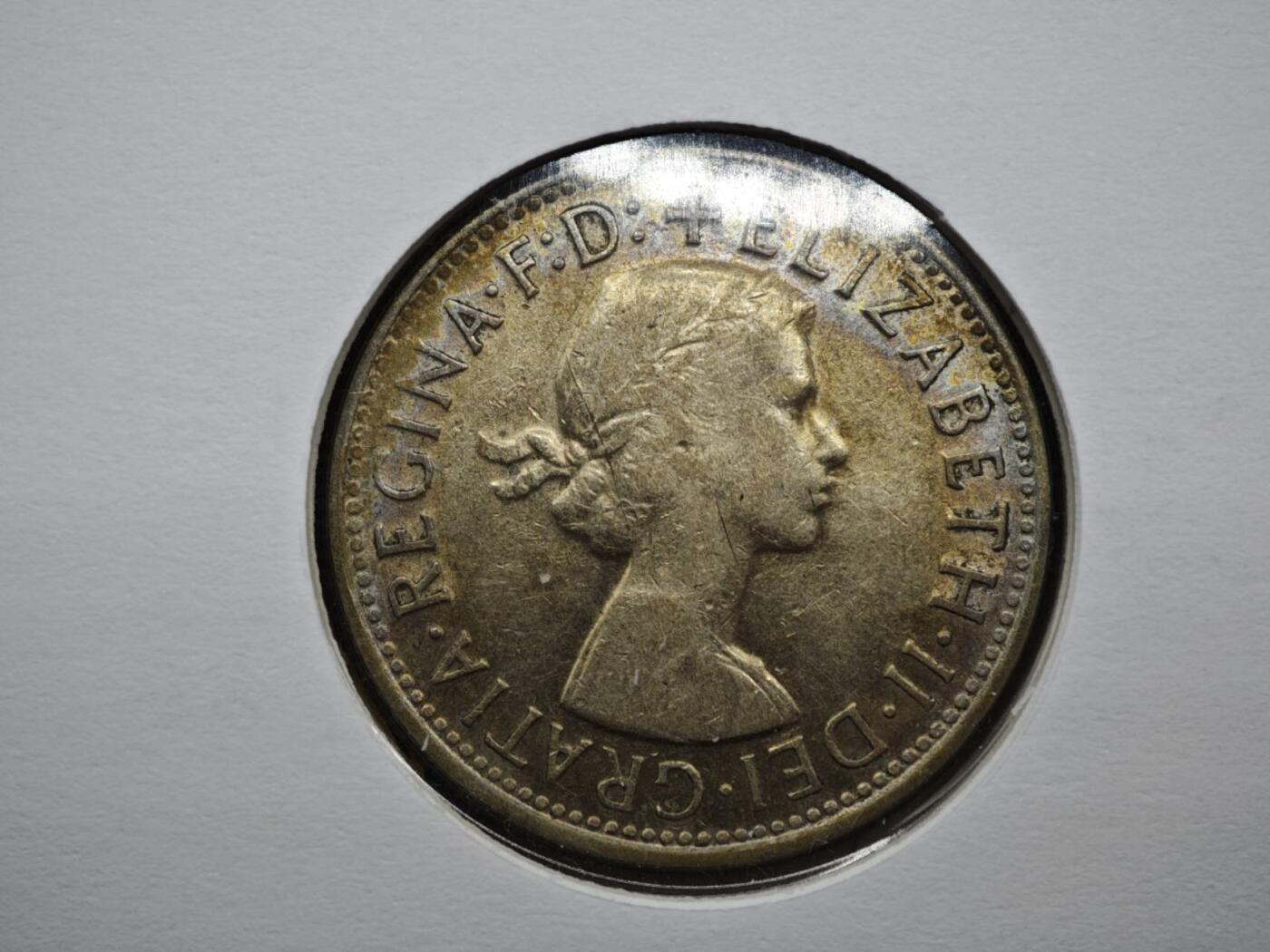 【淘币小摊】限时拍第八百六十二拍  克朗币邮币封场  满百包邮可预留两周  周一统一发货  澳大利亚1954年弗洛林银币邮币封