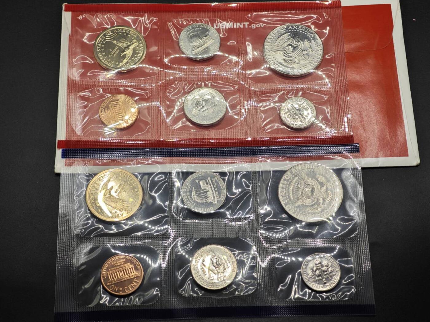 【淘币小摊】实时拍第八百六十一拍   银币套币场   满百包邮可预留二周 每周一统一发货   美国2004年PD厂套币