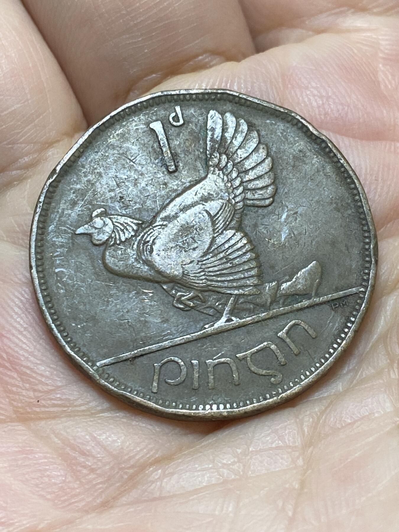 2026年第十七场(总第一百八十六场）外国好品散币场(免佣金) 爱尔兰1928年1便士(英辖自由邦时期，首发年)