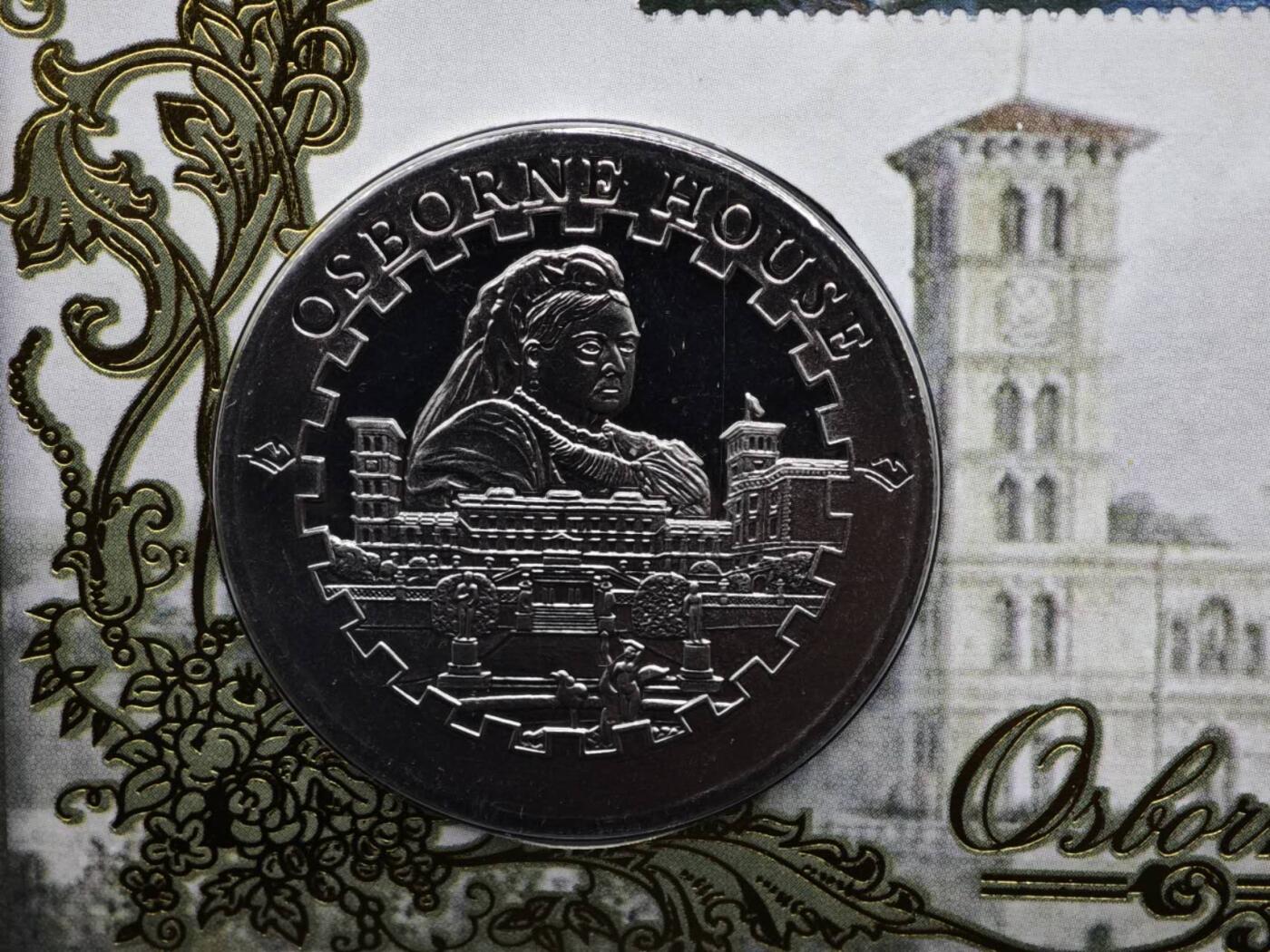 【淘币小摊】限时拍第八百六十二拍  克朗币邮币封场  满百包邮可预留两周  周一统一发货  怀特岛1996年维多利亚纪念币邮币封