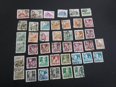 博彦收藏 TM  2月7日 8点邮票专场 全场包邮 - 新中国普票旧票一组，具体以图片为准，个别瑕疵，部分上品