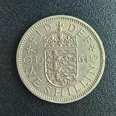 逸泉钱币2026第十二组世界钱币专场春节千件大拍A1614～2574 - 1728 英国1先令硬币