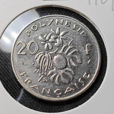 KK钱币收藏小铺  第391期  2月预留时间 周末发货 - 1983 法属波利尼西亚20法郎