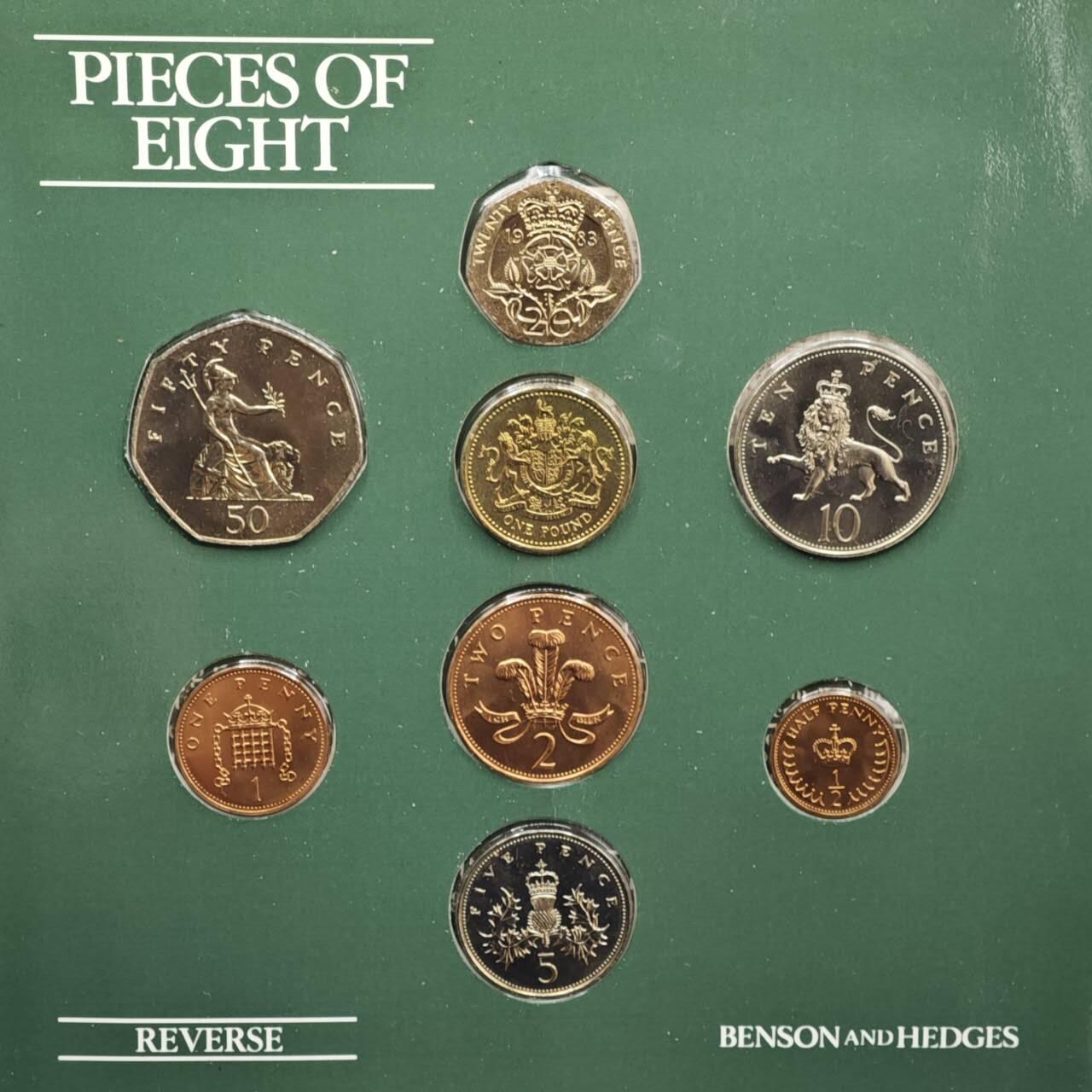 【淘币小摊】实时拍第八百六十一拍   银币套币场   满百包邮可预留二周 每周一统一发货   英国1983年套币