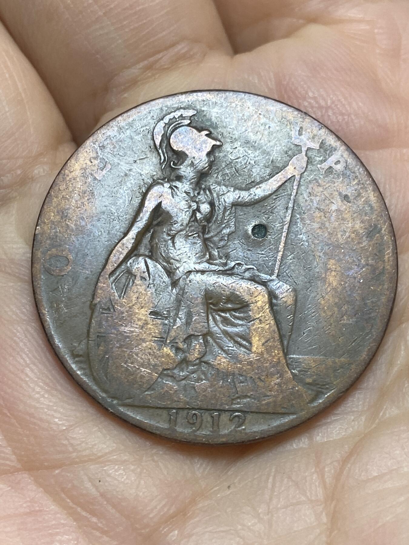 2026年第十七场(总第一百八十六场）外国好品散币场(免佣金) 英国🇬🇧1912年1便士(乔治五世第一版)