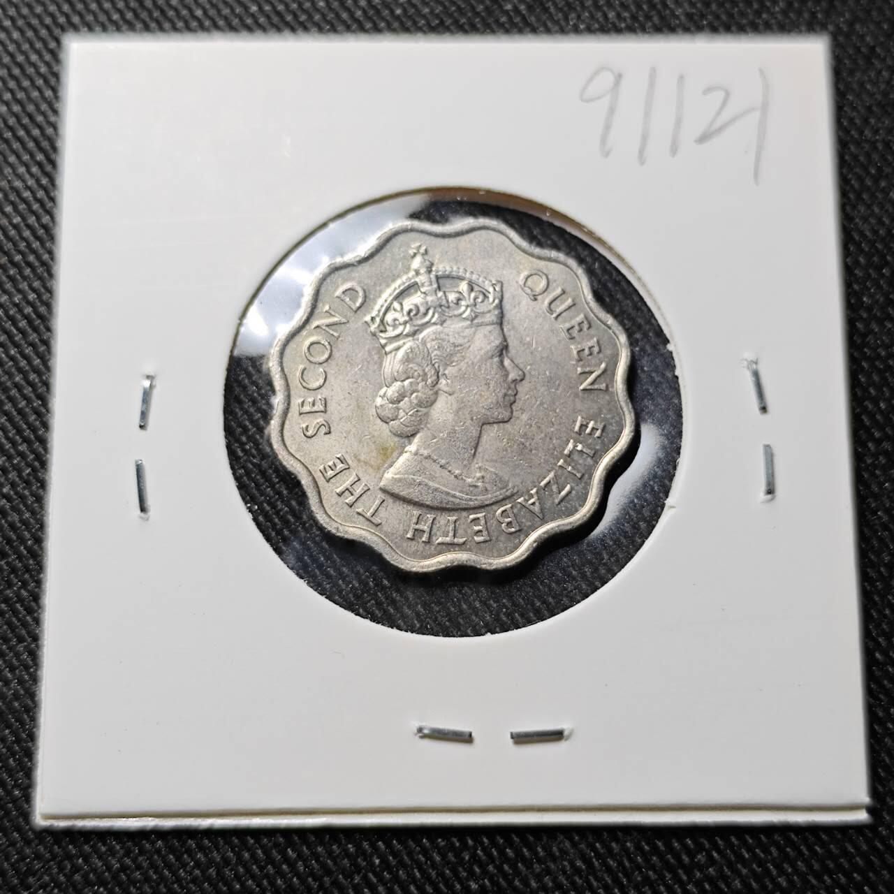 KK钱币收藏小铺  第391期  2月预留时间 周末发货 1978英属毛里求斯10分 