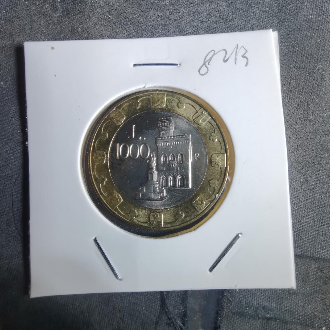 沼泽如烟--第982场 圣马力诺1997年1000里拉