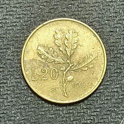 逸泉钱币2026B世界钱币纪念币纸币第八组B831-1230 - 1178意大利20里拉