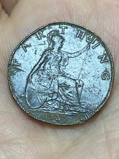 2026年第十七场(总第一百八十六场）外国好品散币场(免佣金) - 英国🇬🇧1931年1法新(乔治五世第三版)