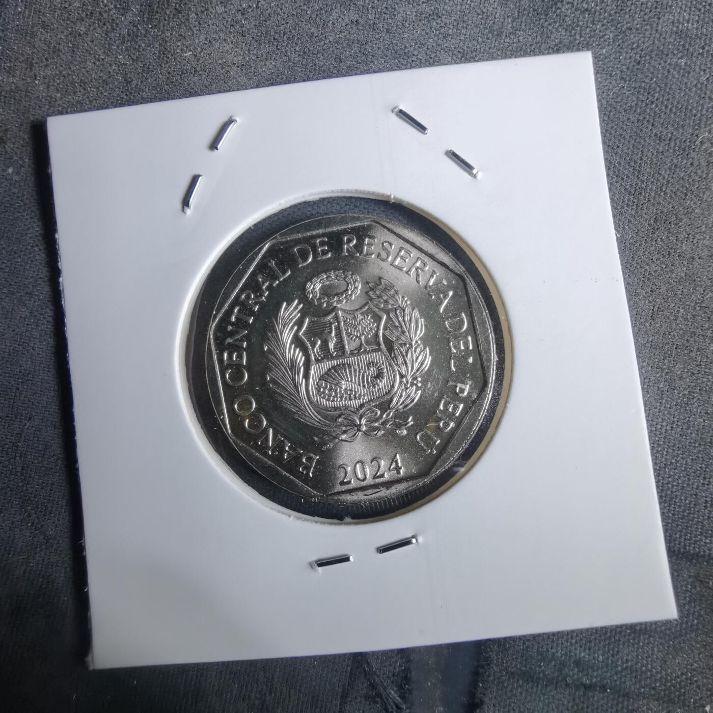 沼泽如烟--第982场 秘鲁2024年1索尔纪念币