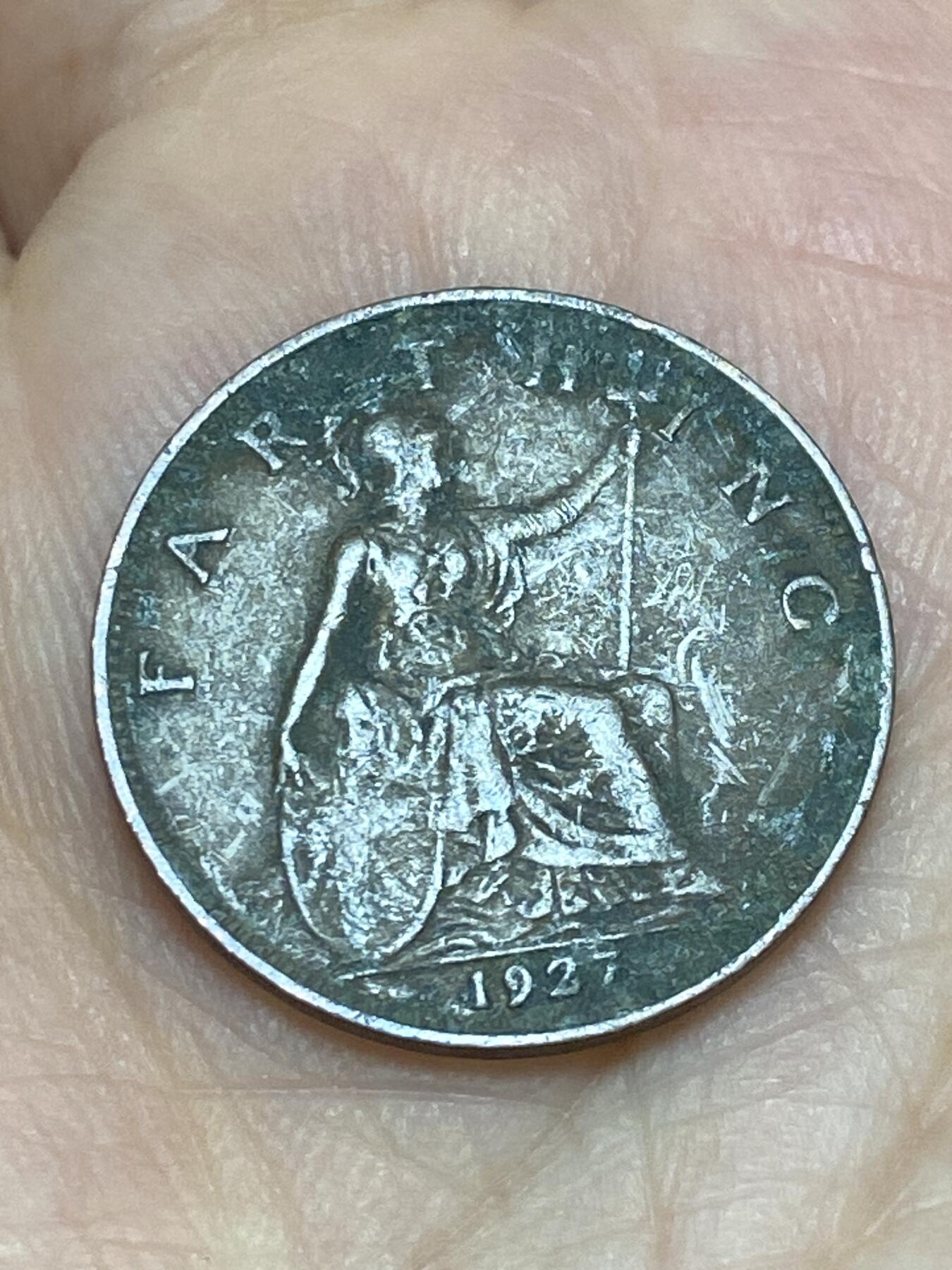 2026年第十七场(总第一百八十六场）外国好品散币场(免佣金) 英国🇬🇧1927年1法新(乔治五世第三版)