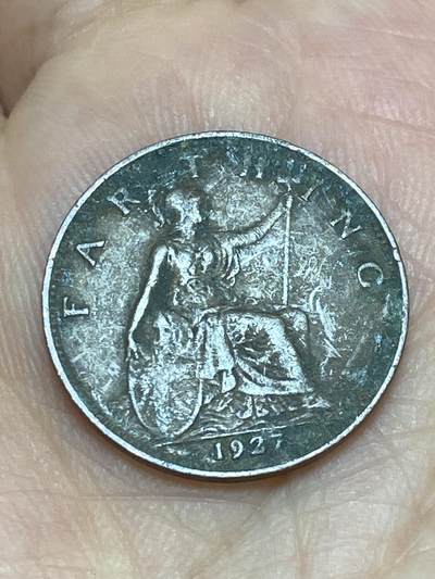 2026年第十七场(总第一百八十六场）外国好品散币场(免佣金) - 英国🇬🇧1927年1法新(乔治五世第三版)